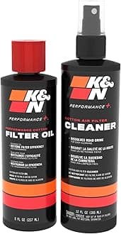 Air Filter Cleaning Kit: Squeeze Bottle Filter Cleaner and Red Oil Kit; Restores Engine Air Filter Performance; Service Kit-99-5050