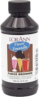 LorAnn Fudge Brownie Flavor Fountain, 4 oz Bottle