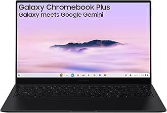 Galaxy Chromebook Plus Gemini AI Laptop, i3 Processor, Built in Gemini Quick Insert Key, 8GB Memory RAM 256GB Storage, Neptune Blue