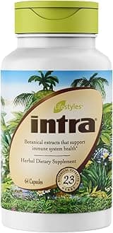 Intra Lifestyles Capsules – Herbal Supplement for Immune and Energy Support – 23 Botanical Extracts – Made in Canada – 64 Capsules (64 Capsules (Pack of 1))