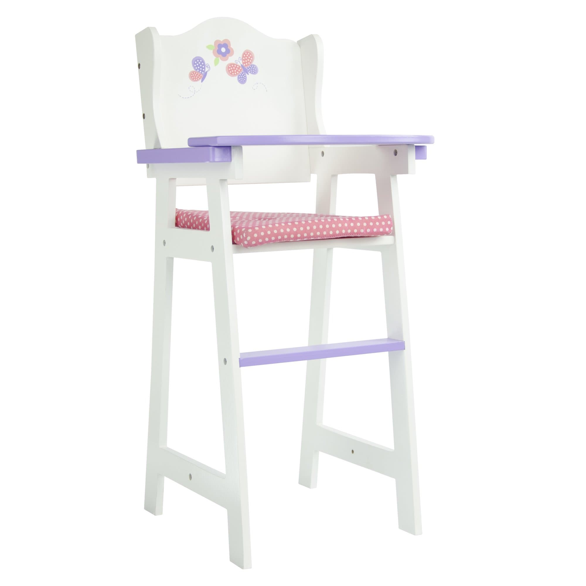 Polka Dots Princess Baby Doll High Chair - Grey