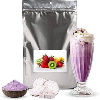 Fanale Premium Ube Taro Bubble Tea Flavoring Powder | Purple Sweet Potato Powder | Perfect for Baking, Smoothies, Desserts and Drinks | Instant Flavoring Powder for Boba Milk Tea | PWD010-B-USA