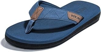 FITORY Men's Flip-Flops, Thongs Sandals Comfort Slippers for Beach