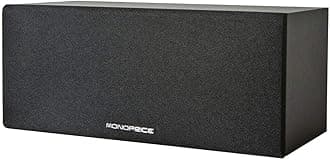Premium Home Theater Center Channel Speaker - 3 Inch Mid-Range Driver, 8 Ohms, 100 Watts, Wall Mountable, Black