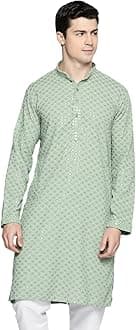 Men's Chikankari Embroidered and Sequence Kurtas