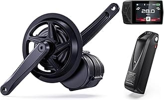 TSDZ-8 750W Mid-Drive Ebike Conversion Kit with Optional Battery - Upgrade Your Ride with Powerful Electric Bike Kit (68mm/73mm BB Length, Universal Fit)