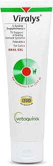 Viralys Daily L-Lysine Gel for Cats and Kittens, Maple Flavored Lysine Supplement for Cats and Kittens to Support Immune Health, Normal Eye Function and Respiratory Health, 5oz