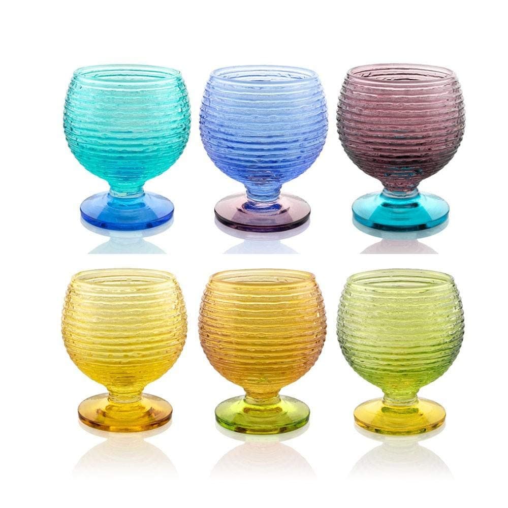 IVV set 6 glasses water Multicolor cl.30