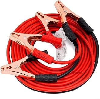 Car Heavy Duty Auto Jumper Cable, Automotive Battery Booster Wire with Clamp for Jump Starting Dead or Weak Batteries 7-Feet, 500 AMP Emergency Use Jumper Cable with Carry Bag for Cars