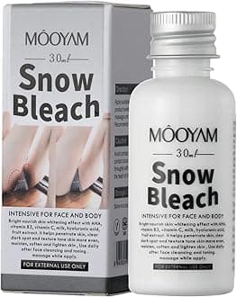 Snow Bleach Cream Private Part Whitening Cream Dark Spot Corrector Cream Whitening and Moisturizing, for Underarm Face Body Inner Thigh and Private Position (1PC)