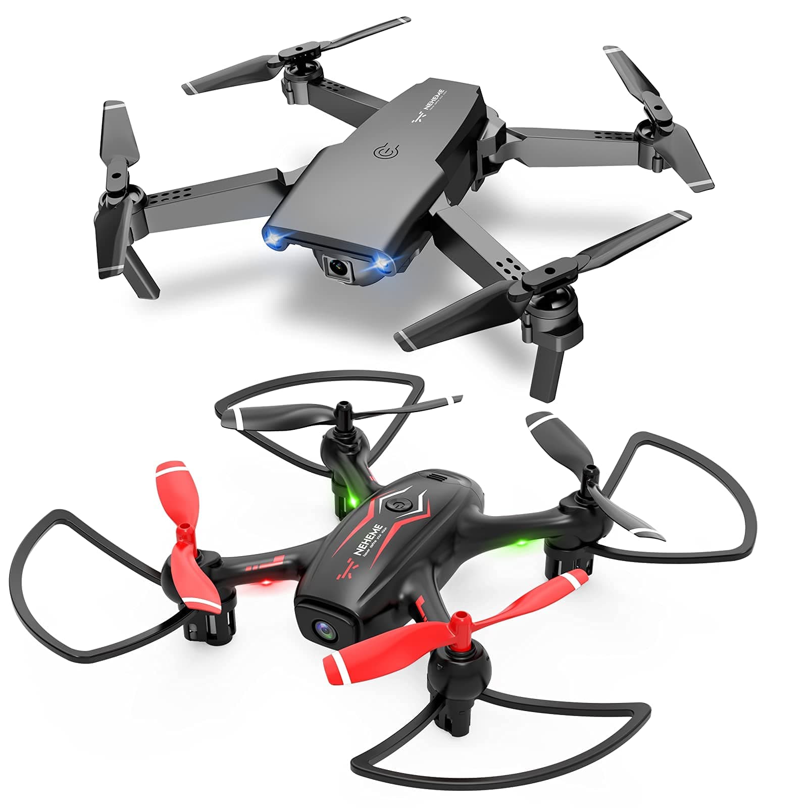 NEHEME Drone Bundle-NH525 Camera Drone, NH530 Drones with Camera for Adults and Beginners