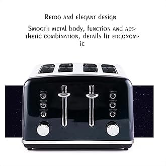 Electric Conveyor Toaster, Commercial Toaster Machine with 2 Independent Control Systems, Three Preset Functions and 6 Heating Modes Adjustable, Removal Crumb Tray and Easy To Clean, for Kitchen