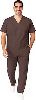 M&M SCRUBS Men Scrub Set Medical Scrub Top and Pants