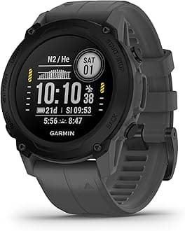 Descent™ G1, Rugged Dive Computer, Multiple Dive Modes, Activity Tracking, Slate Gray