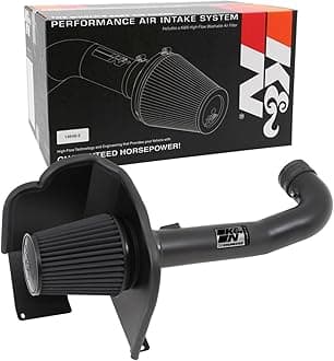 K&N Cold Air Intake Kit: Increase Acceleration & Towing Power,Guaranteed to Increase Horsepower up to 8HP: Compatible 6.2L, V8, 2014-2020 Chevy/GMC/Cadillac (Silverado, Suburban, Tahoe, Sierra)71-3082