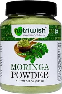 Moringa Powder, 3.5 oz (100 g) | Moringa Oleifera Leaf | Pure Natural Super Food | No Stems |