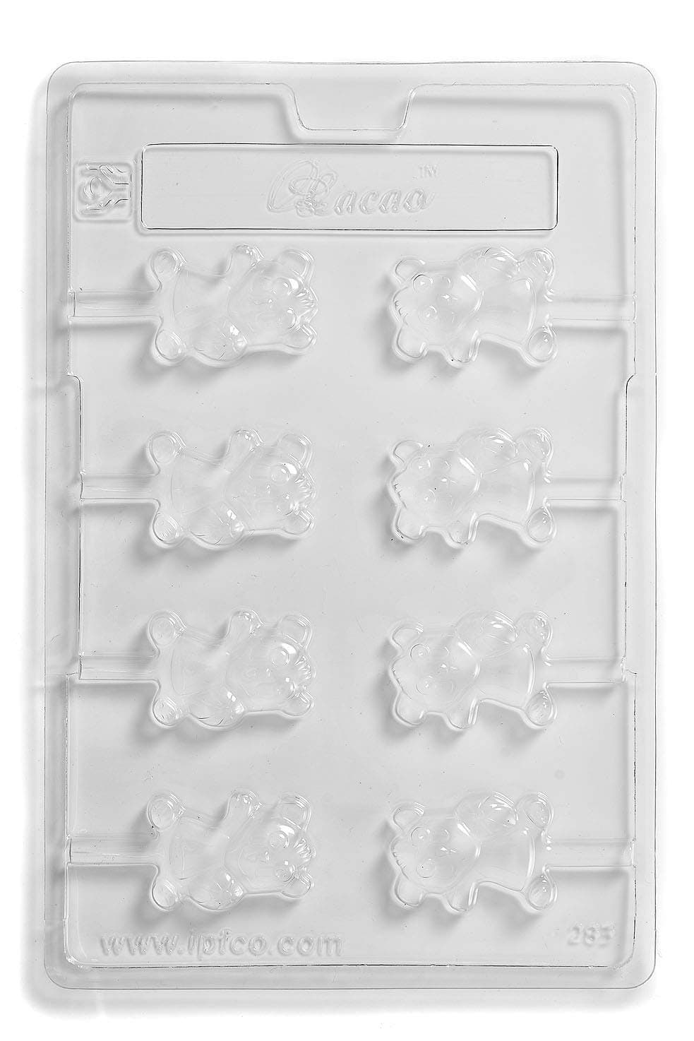 Panda Lolly Chocolate Mould 8 Cavity