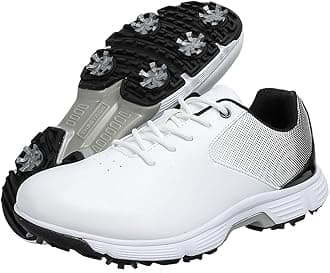 Men Golf Shoes Mesh Breathable Breathable Golf Walking Sport Sneakers 7 Spikes Golf Trainers