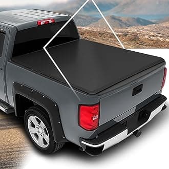 PM PERFORMOTOR Pickup Truck Bed Soft Tri-Fold Adjustable Tonneau Cover Compatible with 2007-2012 Tundra 5.5Ft Fleetside Bed, PM-TC-T-056