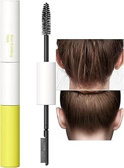 BestLand Double-Head Hair Finishing Stick – Non-Greasy Flyaway Tamer with Mascara Brush & Comb Tip, Styling Gel Wax Stick for Bangs & Baby Hair Control