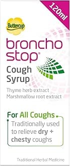 Bronchostop Cough Syrup - Traditionally Used to Relieve Any Type of Cough - 120 ml