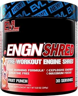 Nutrition, ENGN Shred, Pre-Workout, Fruit Punch, 8.4 oz (237 g)