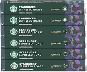 Starbuck Starbucks by Nespresso Espresso Roast Capsules, 60 Count