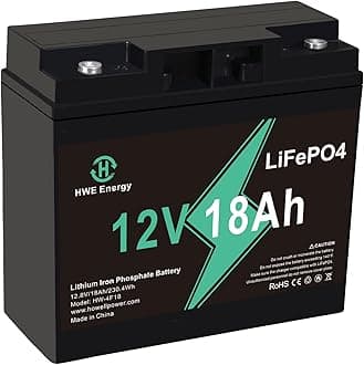 12V 18Ah LiFePO4 Battery