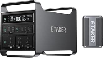 M2000 Portable Power Station 2008Wh Generator with Alternator Charger Fleet 1000 Set for Car and Solar Fast Charging Batteries sutible for Gasoline/Diesel Cars, Outdoor, RV Travel