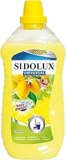 Sidolux Universal Floor Cleaner, Multipurpose Surface Liquid for Windows, Furniture|Kitchen & Bathroom|100% Dirt Removal (Lemon fragrance, 1000ml)