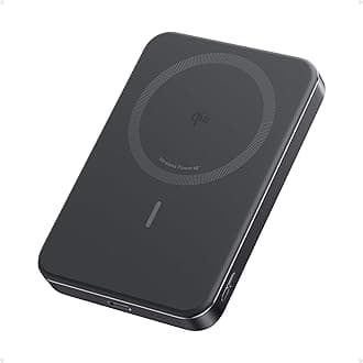 Anker MagGo Power Bank, Ultra-Slim 10,000mAh Magnetic Portable Charger, Qi2 Certified 15W Ultra-Fast MagSafe-Compatible Battery Pack, Ergonomic Design, For iPhone 17/16/15/14/13/12 Series OnlyClimatePartner certified