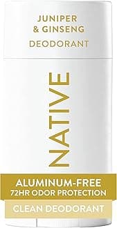 Native Deodorant Contains Naturally Derived Ingredients, 72 Hour Odor Control, Deodorant for Women and Men, Aluminum Free, Juniper & Ginsing 2.65oz
