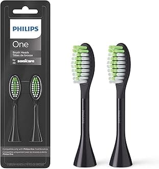 Philips One by Sonicare, 2 Brush Heads, Shadow Black, BH1022/06