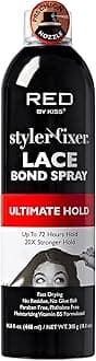 Lace Bond Hold Spray Styler Fixer – The Ultimate Adhesive Spray for Wigs, Active Use, Fast Drying, Up to 72Hours 20X Stronger Hold, Daily Wig Applications