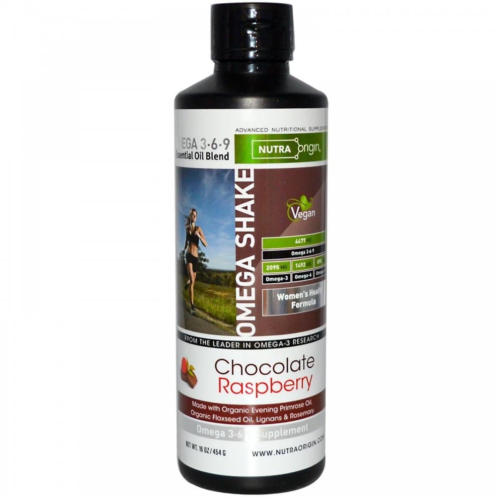 Omega 3-6-9 Chocolate Raspberry Shake 16 Ounces