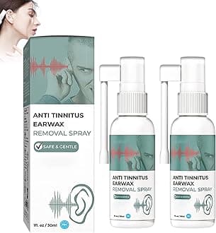 Hearing Restoration Spray, OUHOE Anti Tinnitus Earwax Removal Spray, Earwax Cleaning Spray, Tinnitus Spray for Ear (2PCS)
