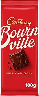 Cadbury Bournville Dark Chocolate Bar, Rich & Smooth Dark Chocolate, Ideal for Easter Baking, 100 g (Pack of 1)