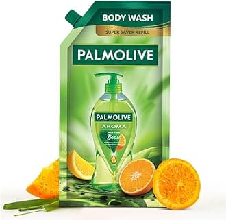 Palmolive Aroma Morning Boost Body Wash For Women & Men,750Ml Shower Gel Refill Pack,100% Natural Citrus Essential Oil Lemongrass Extracts A Soft Smooth Skin,Ph Balanced,Free Of Parabens Silicones ?