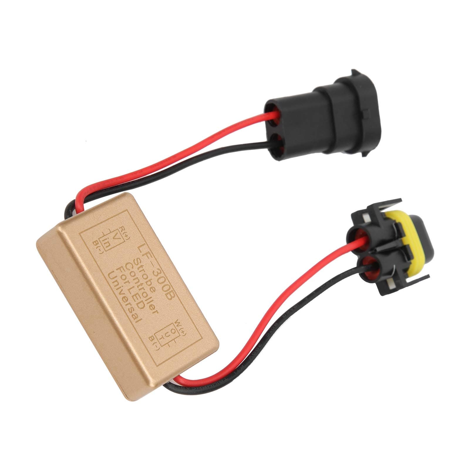 Flash Strobe Controller Box Continuous Electronic Wig Wag Alternating Flasher Module H8 H9 H11 Socket for LED Headlight Foglamp Fog lamps and fog lamp assemblies