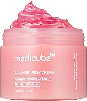 Jelly Cream with Collagen, Niacinamide | Freeze-Dried Hydrolyzed Collagen for Skin Barrier Hydration & 24H Glow | Plumper, Firmer looking skin | 3.71 fl.oz