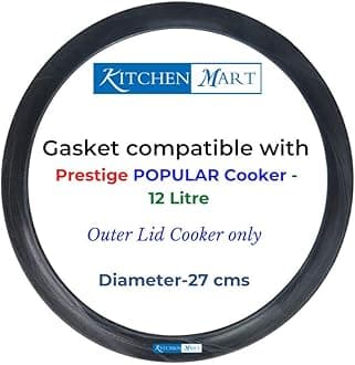 Gasket compatible with Prestige Popular Pressure cooker (12 Liters)