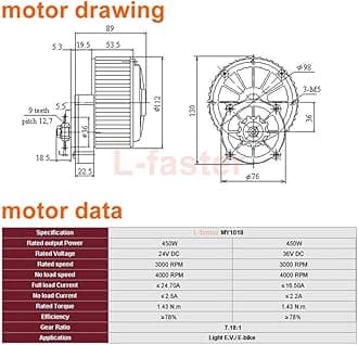 L-faster MY1018 24V36V 250W 450W Rare Earth DC Motor + Controller + Throttle E-Bike Simple kit Bike Conversion Easy kit MY1018