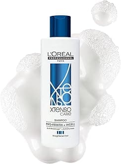 L'Oréal Professionnel Xtenso Care Shampoo for straightened hair - 300ml | Professional shampoo that smoothens, nourishes & strengthens hair| With Pro-Keratin & Incell | L'Oréal Shampoo For Men & Women
