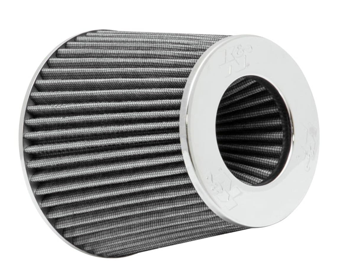 K&N Universal Clamp-On Air Filter: High Performance, Premium, Washable, Replacement Filter: Flange Diameter: 4 In, Filter Height: 5.5 In, Flange Length: 1.125 In, Shape: Round Tapered, RG-1001WT