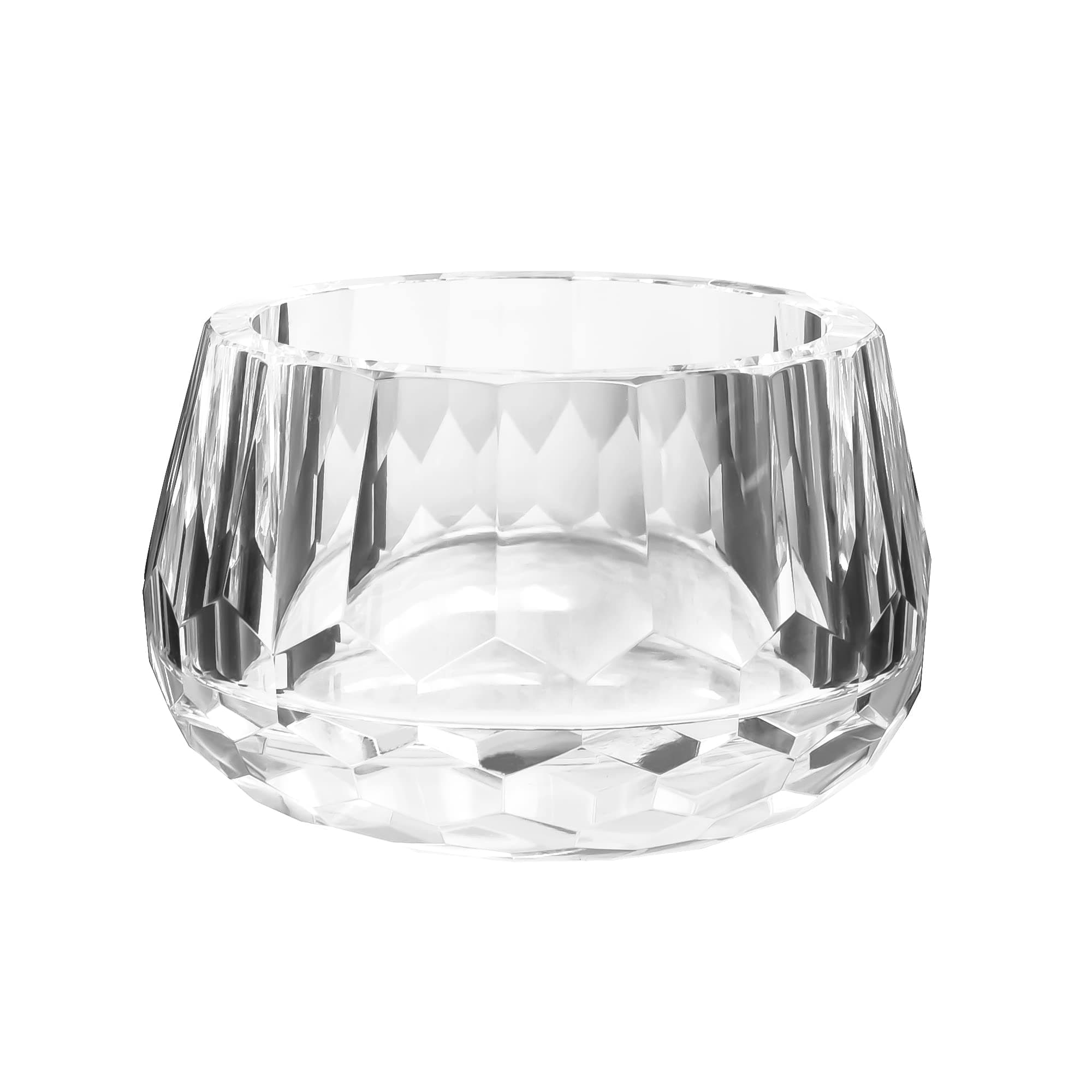 Crystal Candy Dish Tiny Hand-Cut Small Decorative Bowl W3.5 x H2.4 for Home Decor, Centerpieces