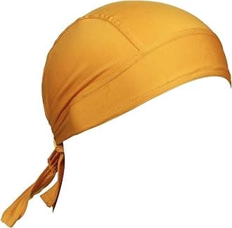 BISMAADH Stretch Lycra 4way Patka/Skull Cap Bandana - Cycling, Riding, Fashionable Helmet Liner Head Cap for Men & Women