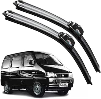 CARNYX Frameless Windshield Wiper Blades, Front Car Wipers Set of 2, Noise-Free, Durable Performance Compatible with (Maruti Versa (D-16,P-16))