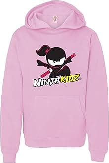 Official Original Logo Girl Pullover Hoodie Dress your Ninja Kids in Cool Kids Clothes