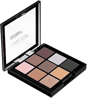 Ultimate 9 Pigmented Colors Eyeshadow Palette Long Wearing And Easily Blendable Eye Makeup Palette Matte, Shimmery And Metallic Finish - Multicolor-05, 6G