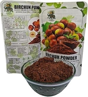 Birchun Powder – Indian Jujube Fruit Powder by Banda Delights | 100% Pure & Organic | Handmade Natural Supplement | Ayurvedic Wellness | Immunity Booster | Digestion & Vitality Support